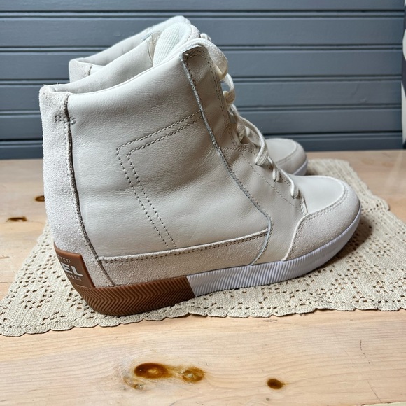 Sorel Out N About Dove Wedge Sneakers Ankle Bootie Boots Shoes Size 10 new - Picture 8 of 8